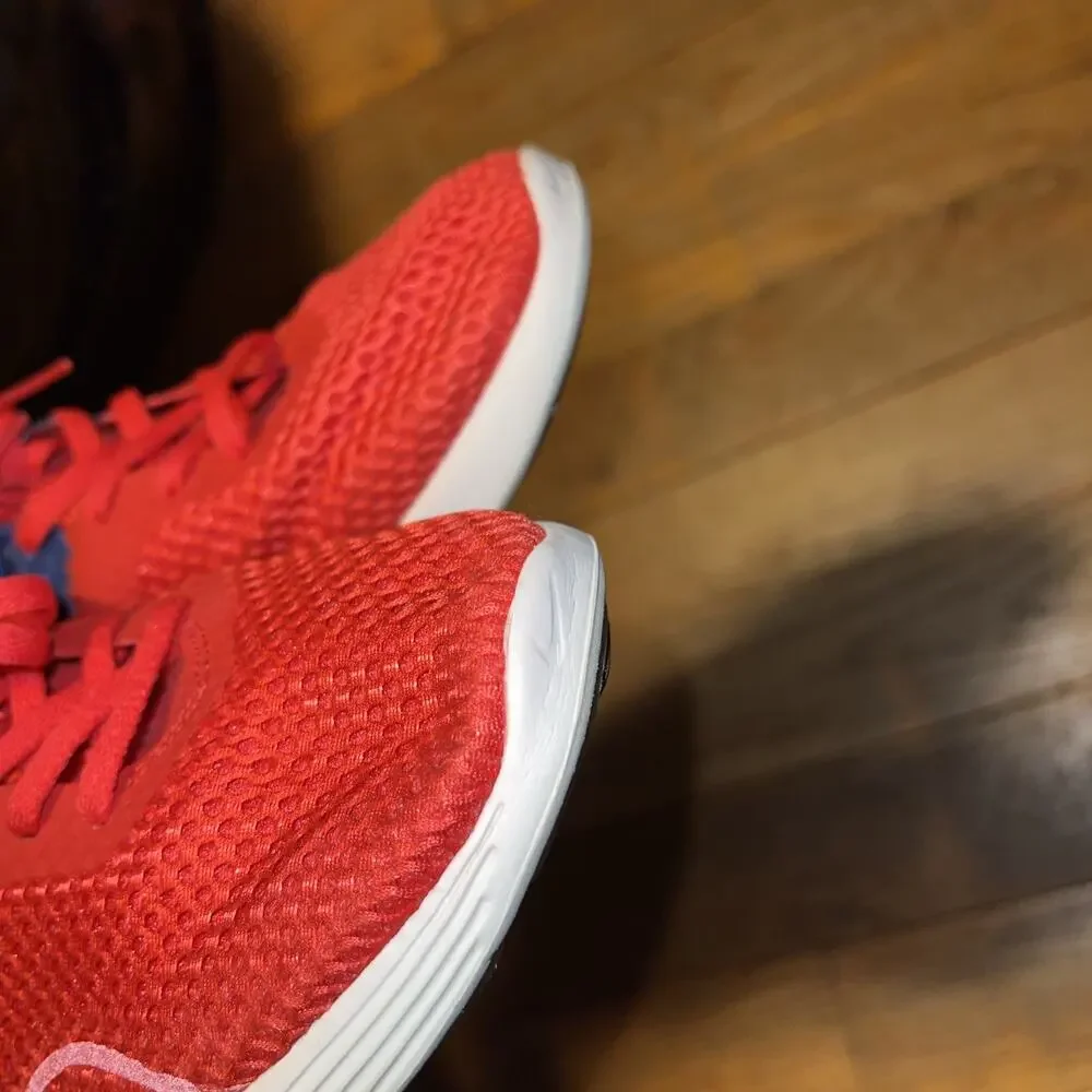 Nike Lunar Montreal Red/Blue Women Size 9.5/Men 8 MTRL+ run.train.lunarlon